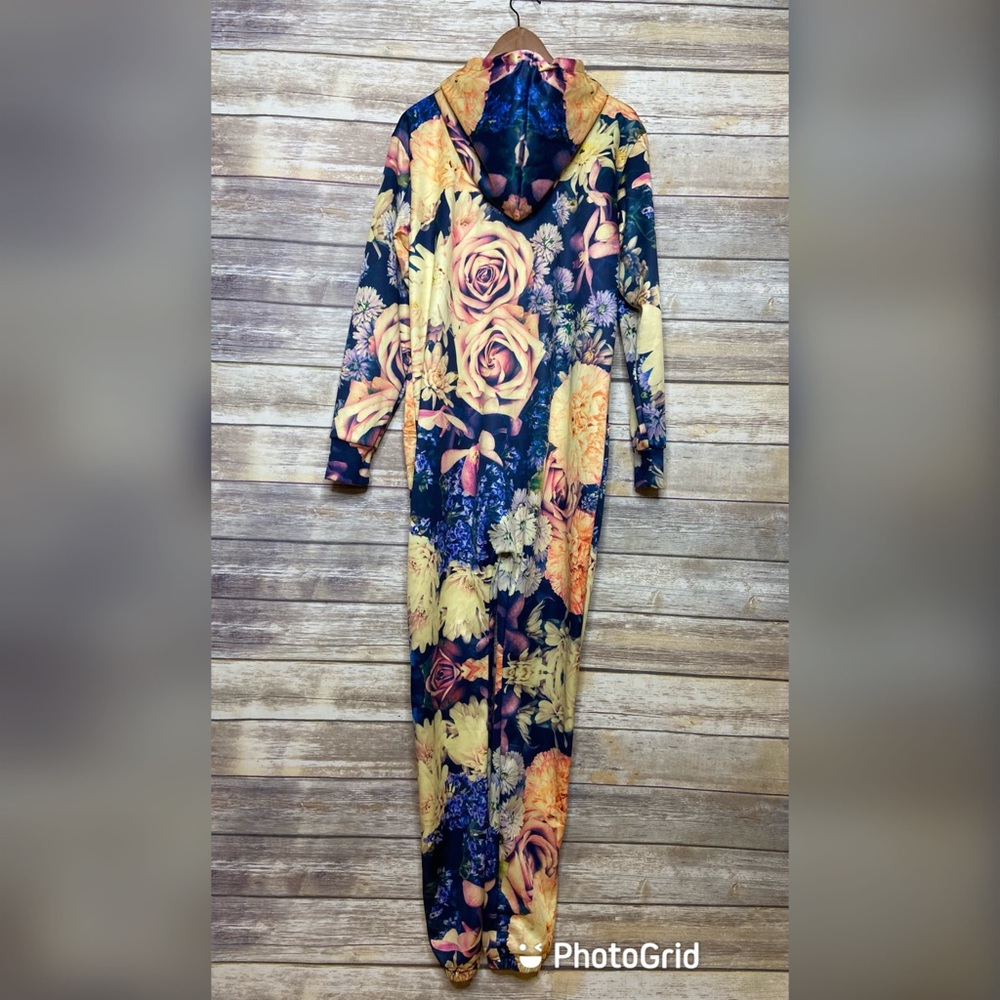 Electro Threads M VINTAGE FLOWERS ADULT ONESIE - Picture 4 of 10